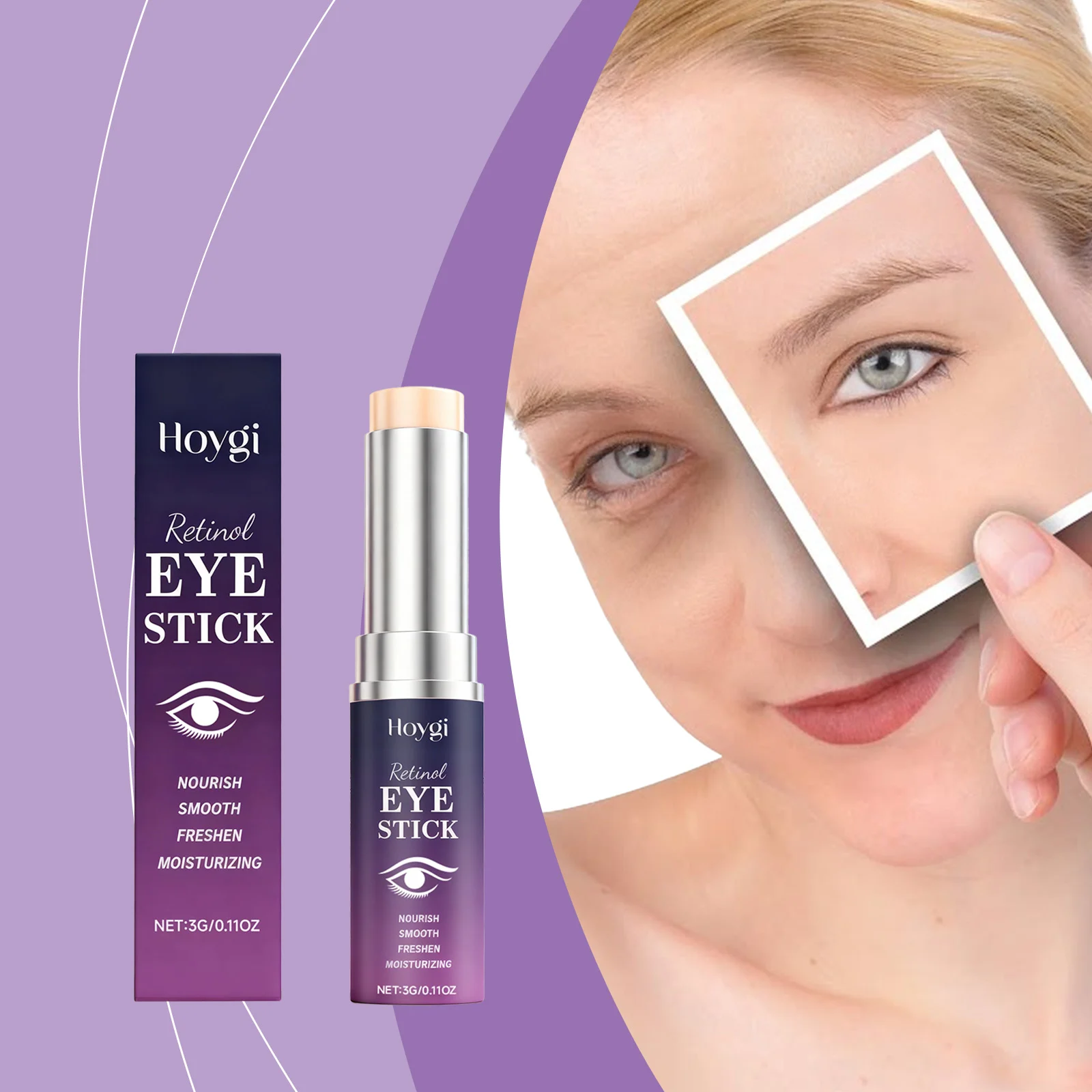Hoygi Moisturizing Eye Stick with Retinol & Vitamin E for Dark Circles & Wrinkles 2 moisturizing retinol eye stick hoy 23m52zna desc 2