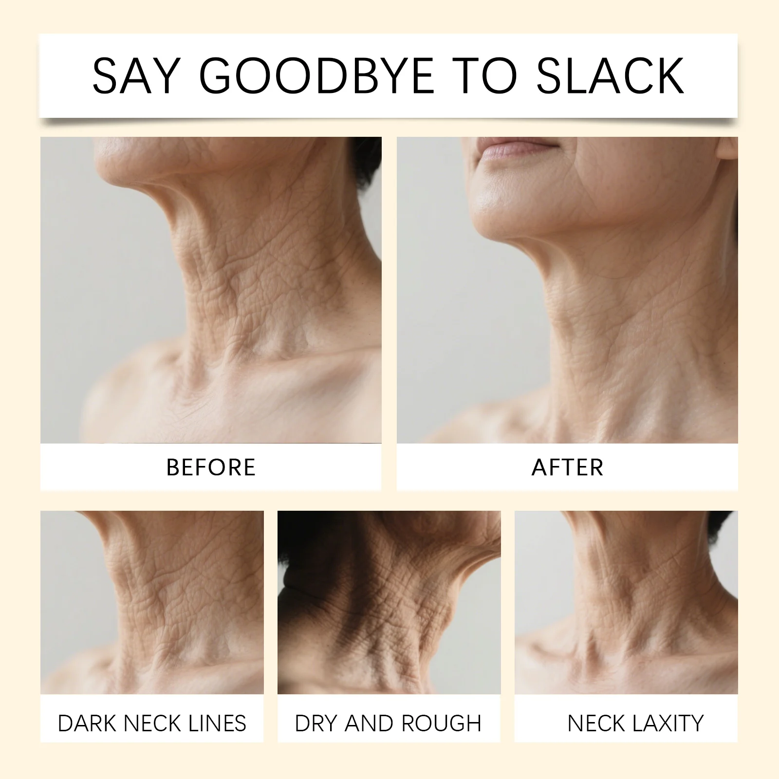 Neck Firming Cream Hydrating Anti-Aging Cream with Vitamin E & Hyaluronic Acid for Neck Lines, 120g 9 neck firming cream hydrating anti aging with vitamin e hyaluronic acid 120g hoy hc96zd45 desc 9 1