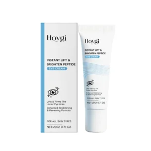 Hoygi Instant Lift & Brighten Peptide Eye Cream for All Skin Types