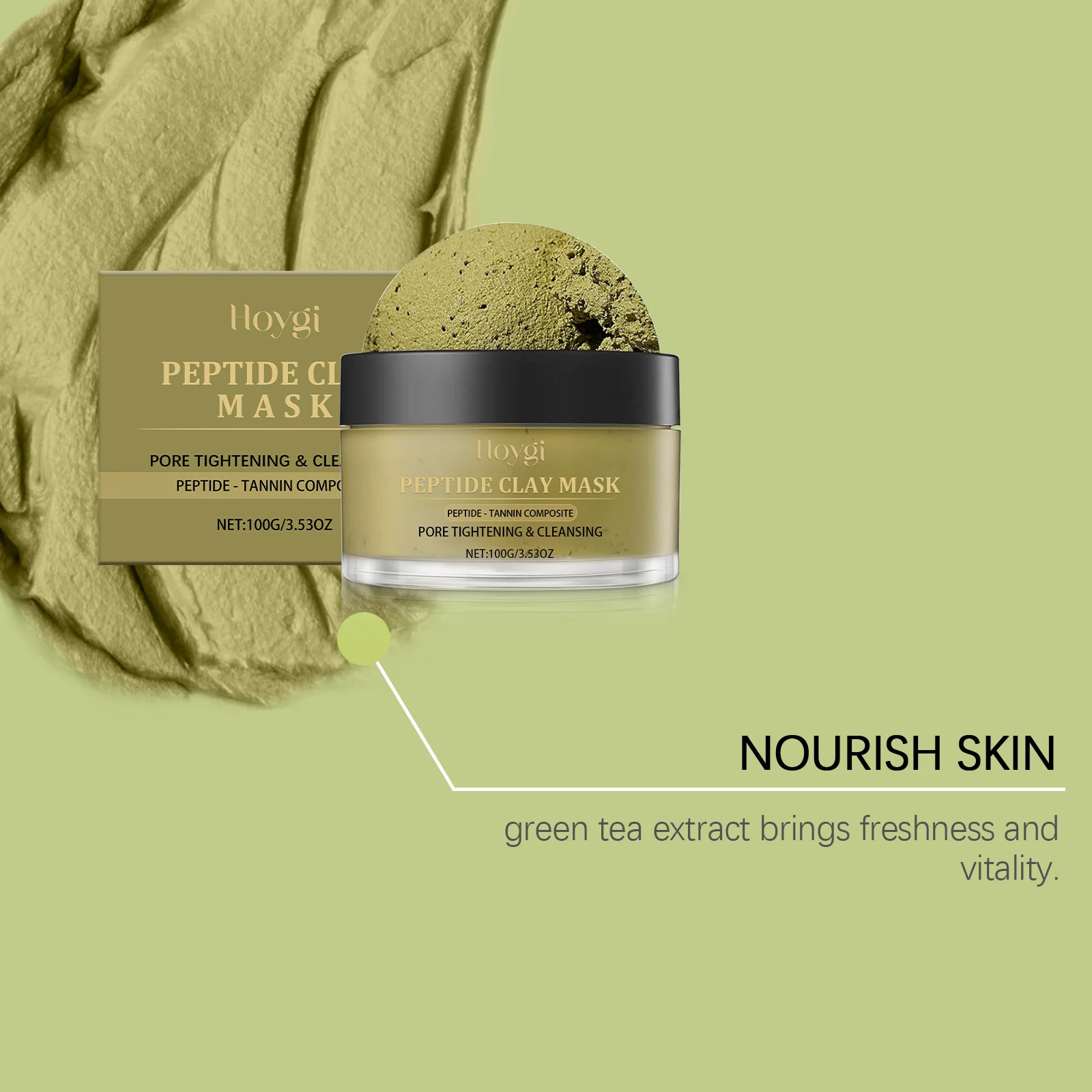 Pore Cleansing Clay Mask 100g for Deep Clean, Blackhead Removal & Acne Control 6 pore cleansing clay mask 100g hoy ce35n9en desc 6