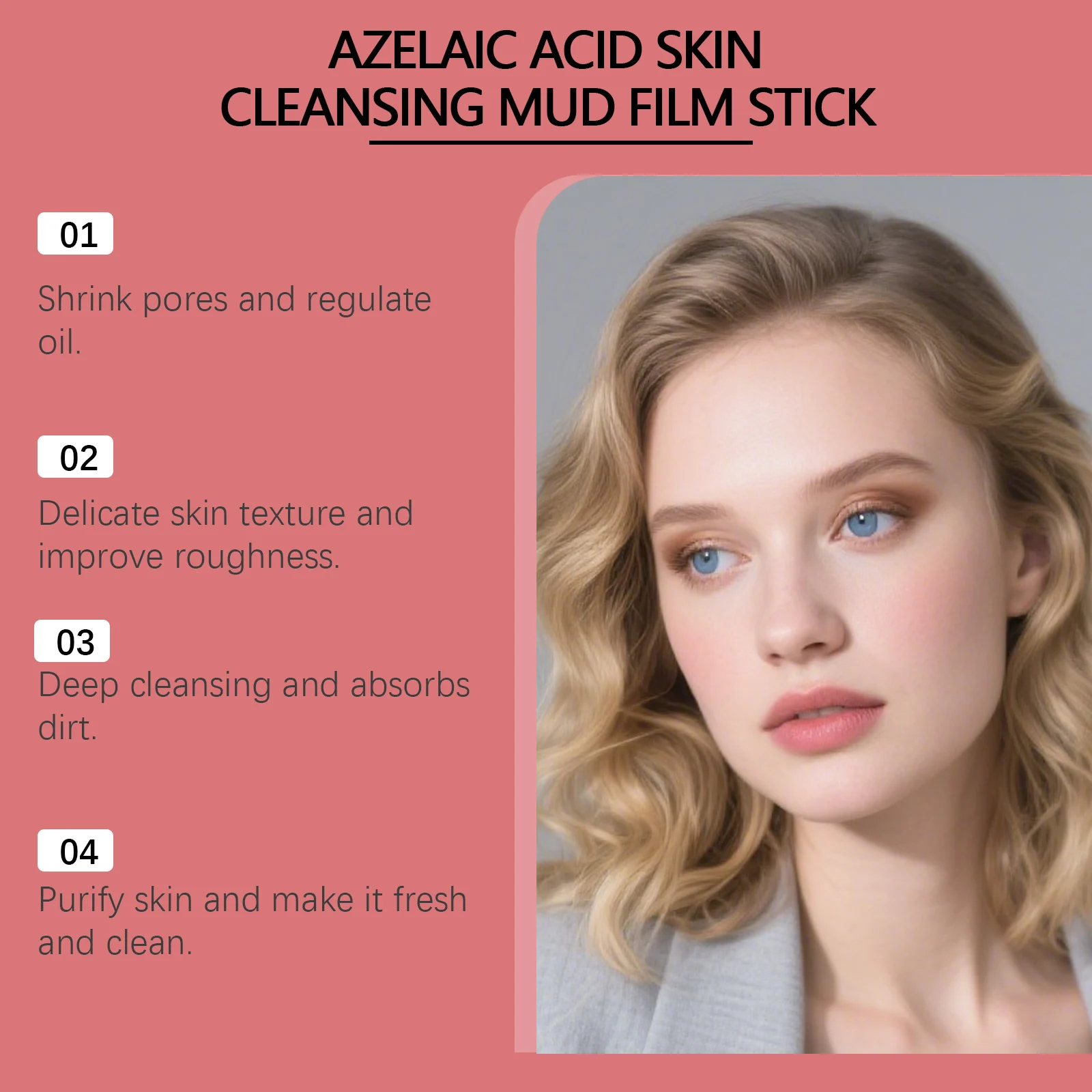 Pore Cleansing Mud Mask Stick Azelaic Acid Gentle Exfoliating Hydrating Facial Treatment 30g 10 pore cleansing mud mask stick azelaic acid 30g hoy ge9nb8qz desc 10