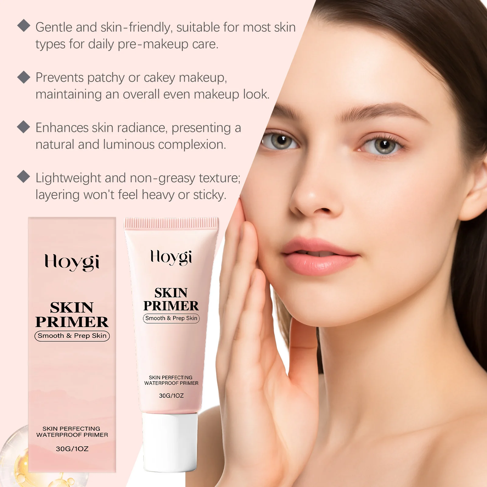 Pore Invisible Primer 30g Lightweight Hydrating Face Makeup Base for Long-Lasting Smooth Finish 8 pore invisible primer 30g hoy 35uk9bg2 desc 8