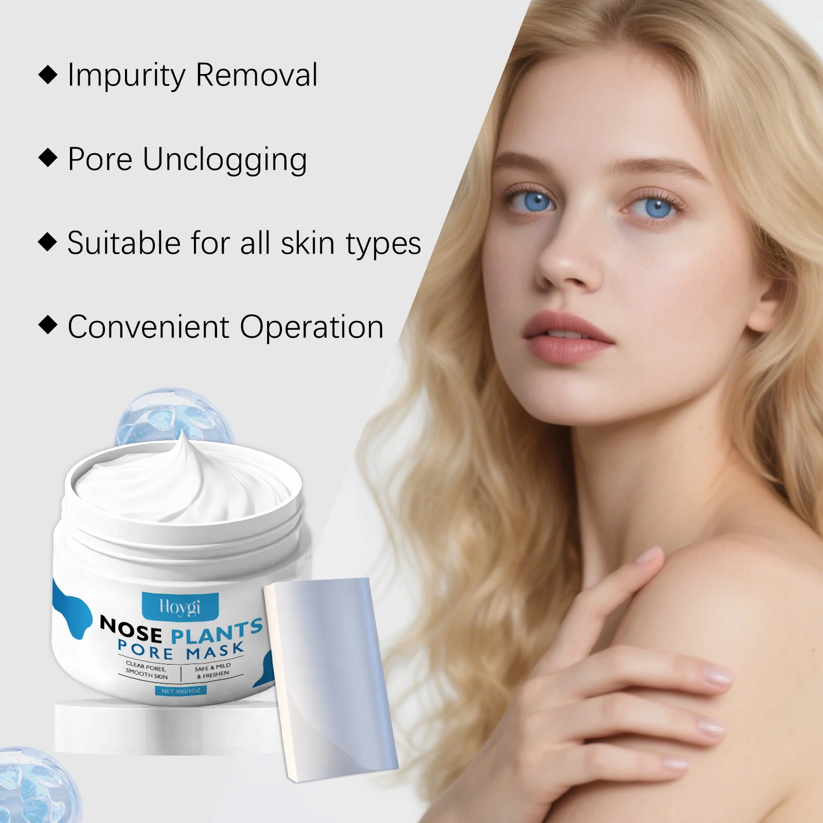 Pore Strip Blackhead Remover Nose Mask 30g Gentle Cleansing Peel Off for Clogged Pores 8 pore strip blackhead remover nose mask 30g hoy m7tw35k6 desc 8