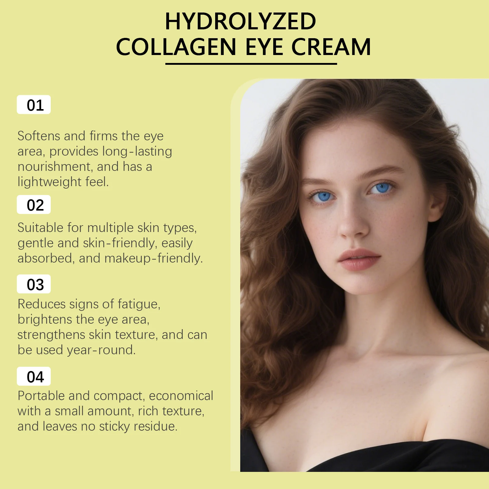 Retinol Eye Cream 20g Hydrating Anti-Aging Formula for Dark Circles & Fine Lines 6 retinol eye cream 20g hydrating anti aging hoy aubh4yfx desc 6