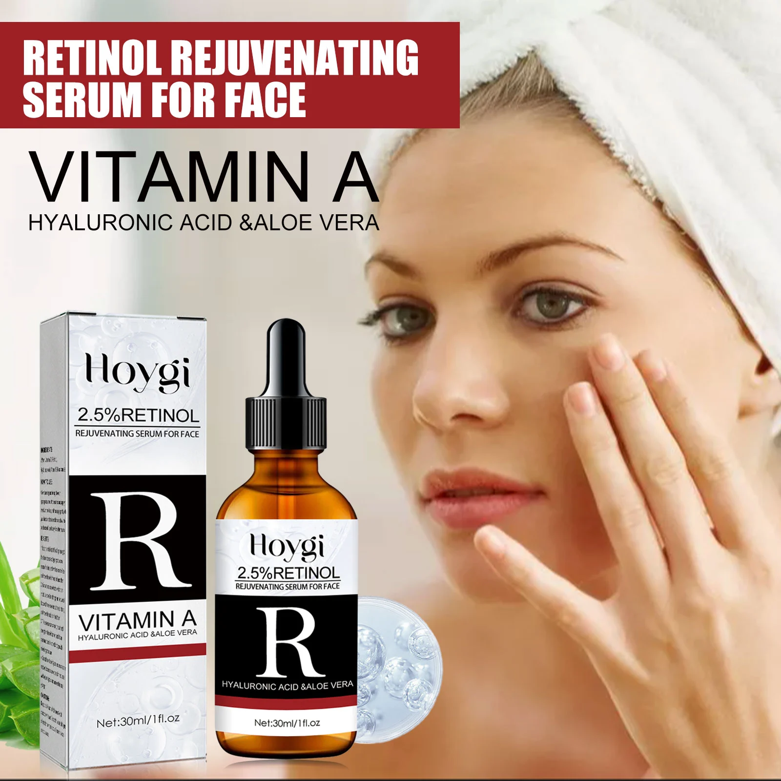 Retinol Serum for Face 2.5% Vitamin A Anti-Wrinkle Essence for Fine Lines & Hydration 2 retinol serum face anti wrinkle 2 5percent hoy dbg4s8xf desc 2