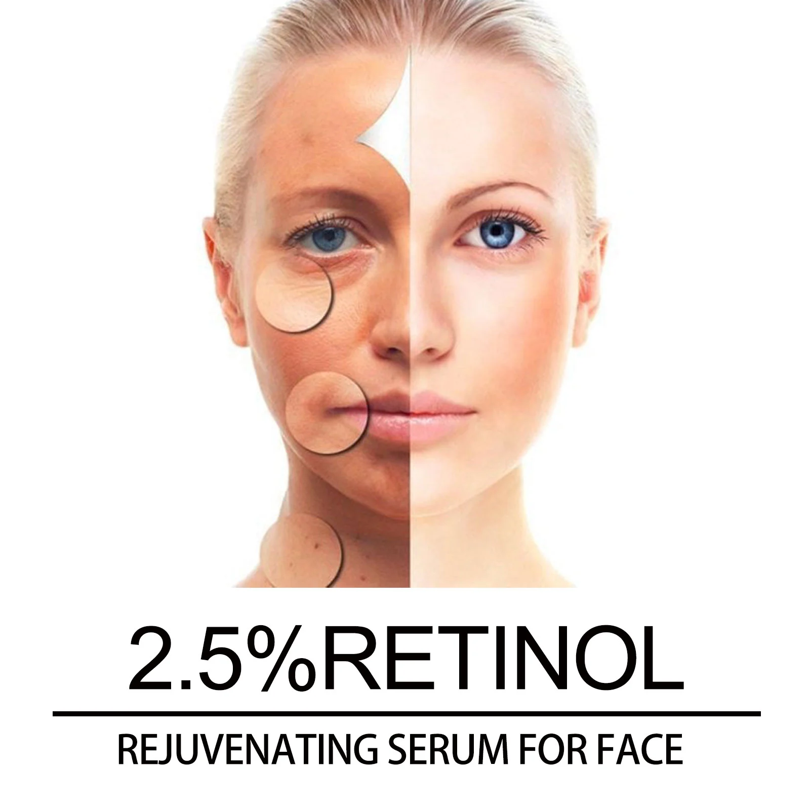 Retinol Serum for Face 2.5% Vitamin A Anti-Wrinkle Essence for Fine Lines & Hydration 5 retinol serum face anti wrinkle 2 5percent hoy dbg4s8xf desc 5