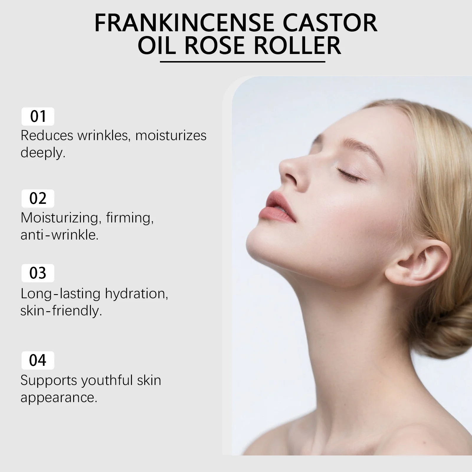 Roll-On Body Serum for Wrinkle Reduction, Deep Moisturizing & Brightening, 50ml 10 roll on body serum wrinkle reduction moisturizing brightening 50ml hoy 7h6j9ut2 desc 10