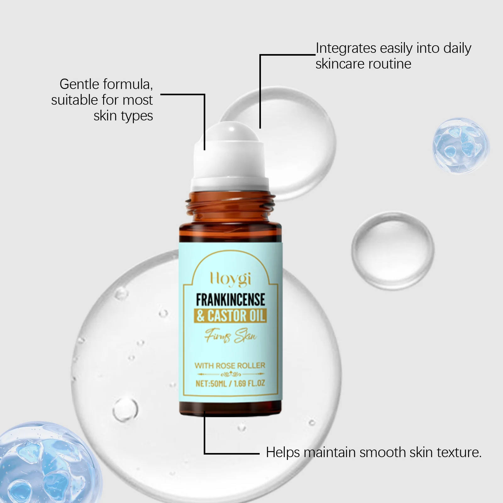 Roll-On Body Serum for Wrinkle Reduction, Deep Moisturizing & Brightening, 50ml 7 roll on body serum wrinkle reduction moisturizing brightening 50ml hoy 7h6j9ut2 desc 7