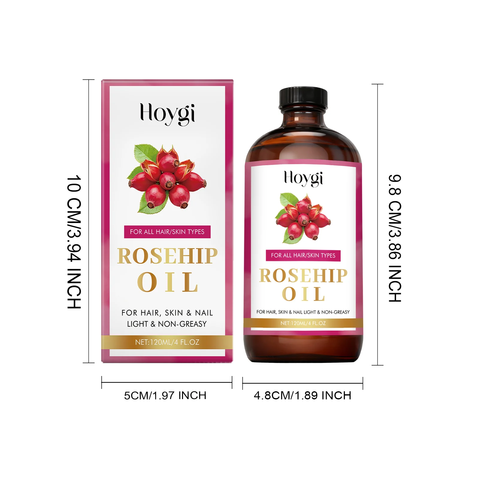 Hoygi Rosehip Seed Oil Lightweight Body Care for Hair Skin & Nails 2 rosehip seed body oil hoy 96ymcph8 desc 2
