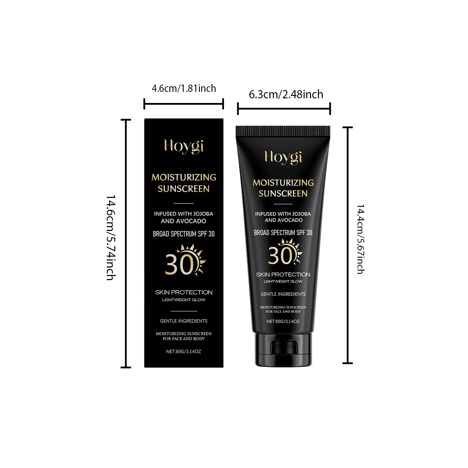 SPF 30 Moisturizing Sunscreen Broad Spectrum Sunscreen for Face and Body 89g 1 spf 30 moisturizing sunscreen broad spectrum hoy msh4s7z7 desc 1