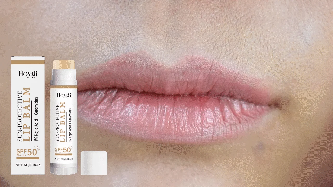 SPF50 Lip Balm with 1% Kojic Acid & Ceramides for Sun Protection & Brightening 1 spf50 lip balm kojic acid ceramides sun protection brightening hoy q4gw62bb desc 1