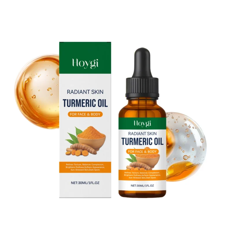 Hoygi Turmeric Face Oil for Radiant Skin - Brightening, Texture Refining & Hydration