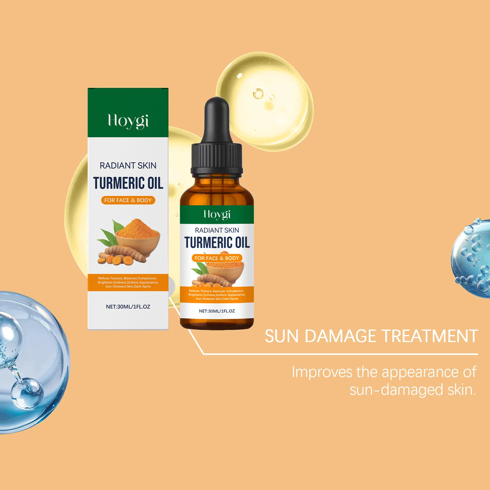 Hoygi Turmeric Face Oil for Radiant Skin - Brightening, Texture Refining & Hydration 7 turmeric face body oil hoy zyhxymxw desc 7