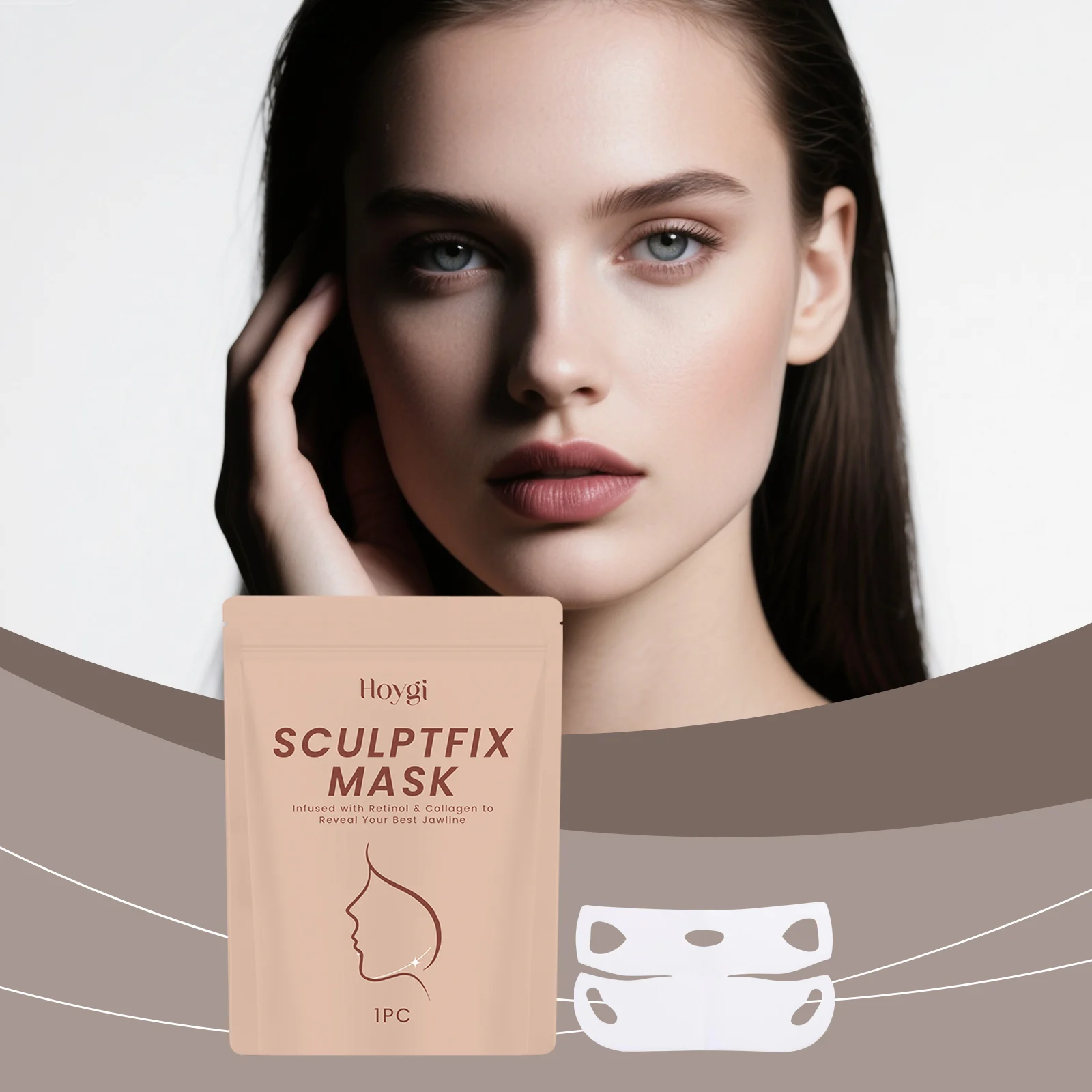 V-Shaped Face Sculpting Mask Retinol & Collagen Infused for Jawline Enhancement 2 v shaped face sculpting mask retinol collagen jawline enhancement hoy xfxzzrpj desc 2