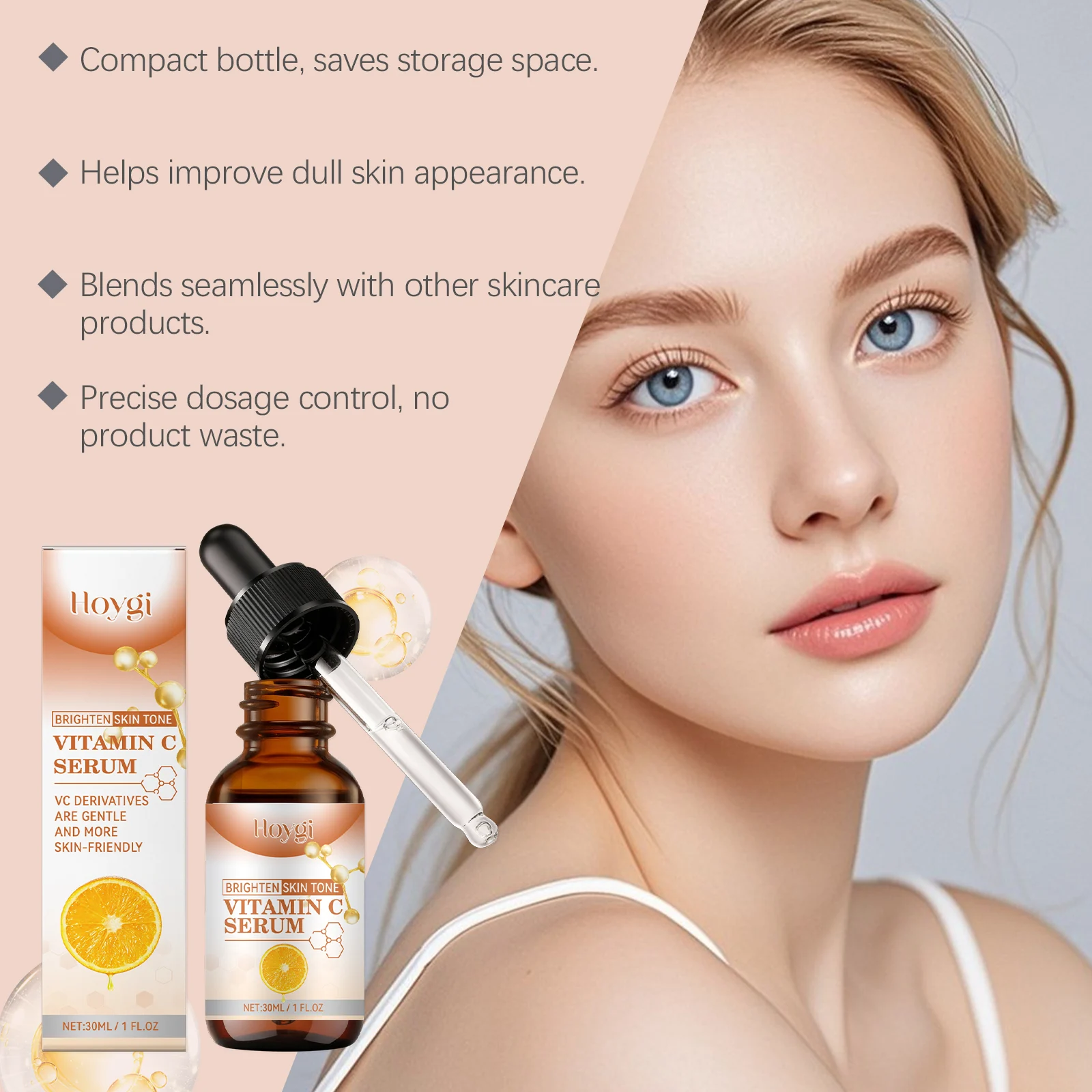 Vitamin C Serum 30ml Brightening & Hydrating Facial Treatment with Niacinamide & Hyaluronic Acid 8 vitamin c serum 30ml brightening hydrating facial treatment hoy 6b3mnsb4 desc 8