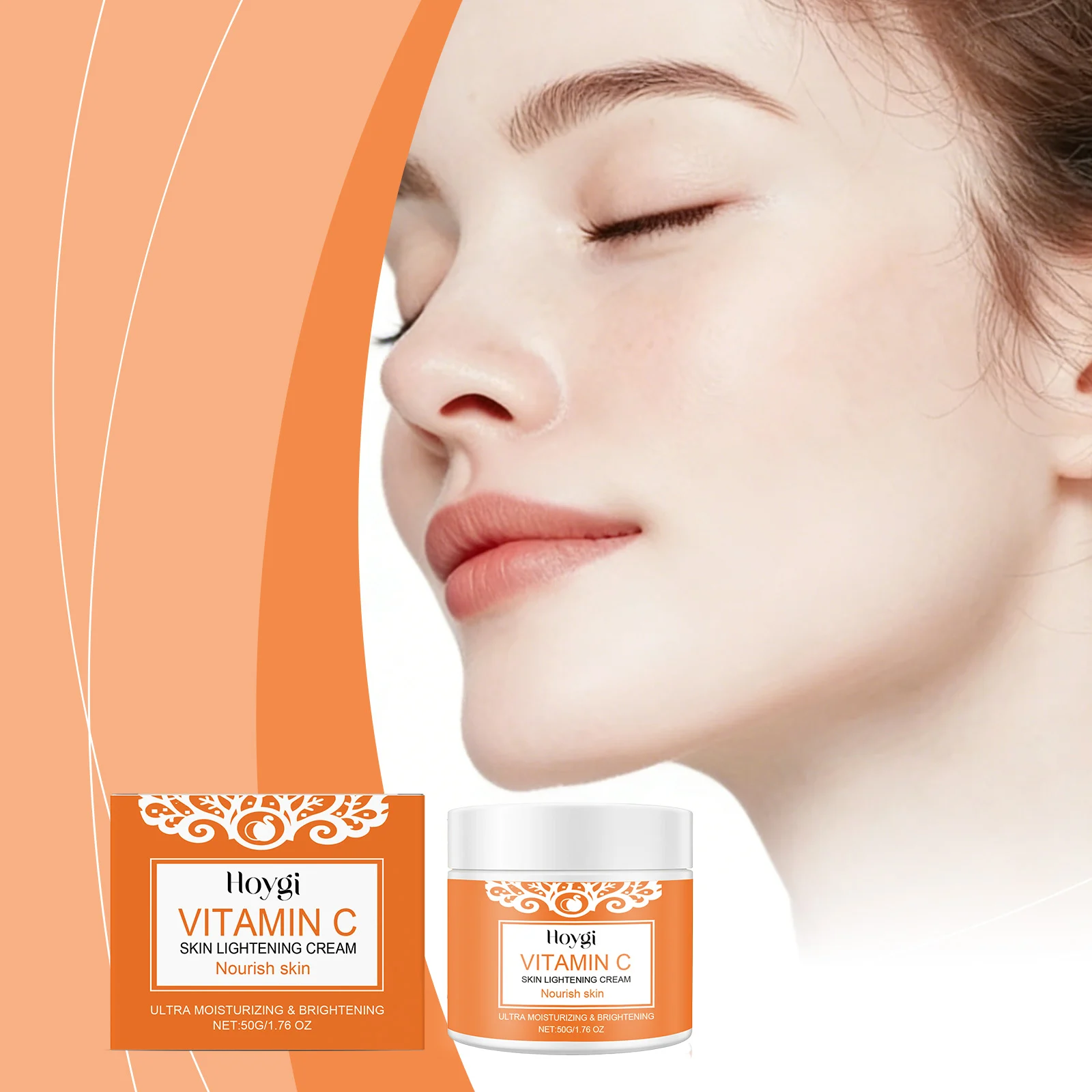 Vitamin C Skin Brightening Cream 50g Lightweight Moisturizing Face Cream for Daily Hydration & Radiance 2 vitamin c skin brightening cream 50g hoy 6mtb95dg desc 2