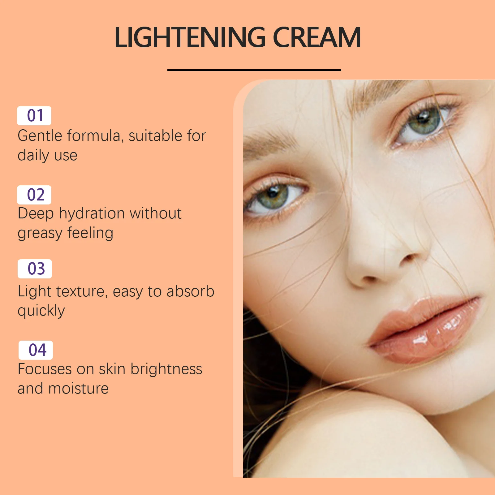 Vitamin C Skin Brightening Cream 50g Lightweight Moisturizing Face Cream for Daily Hydration & Radiance 6 vitamin c skin brightening cream 50g hoy 6mtb95dg desc 6
