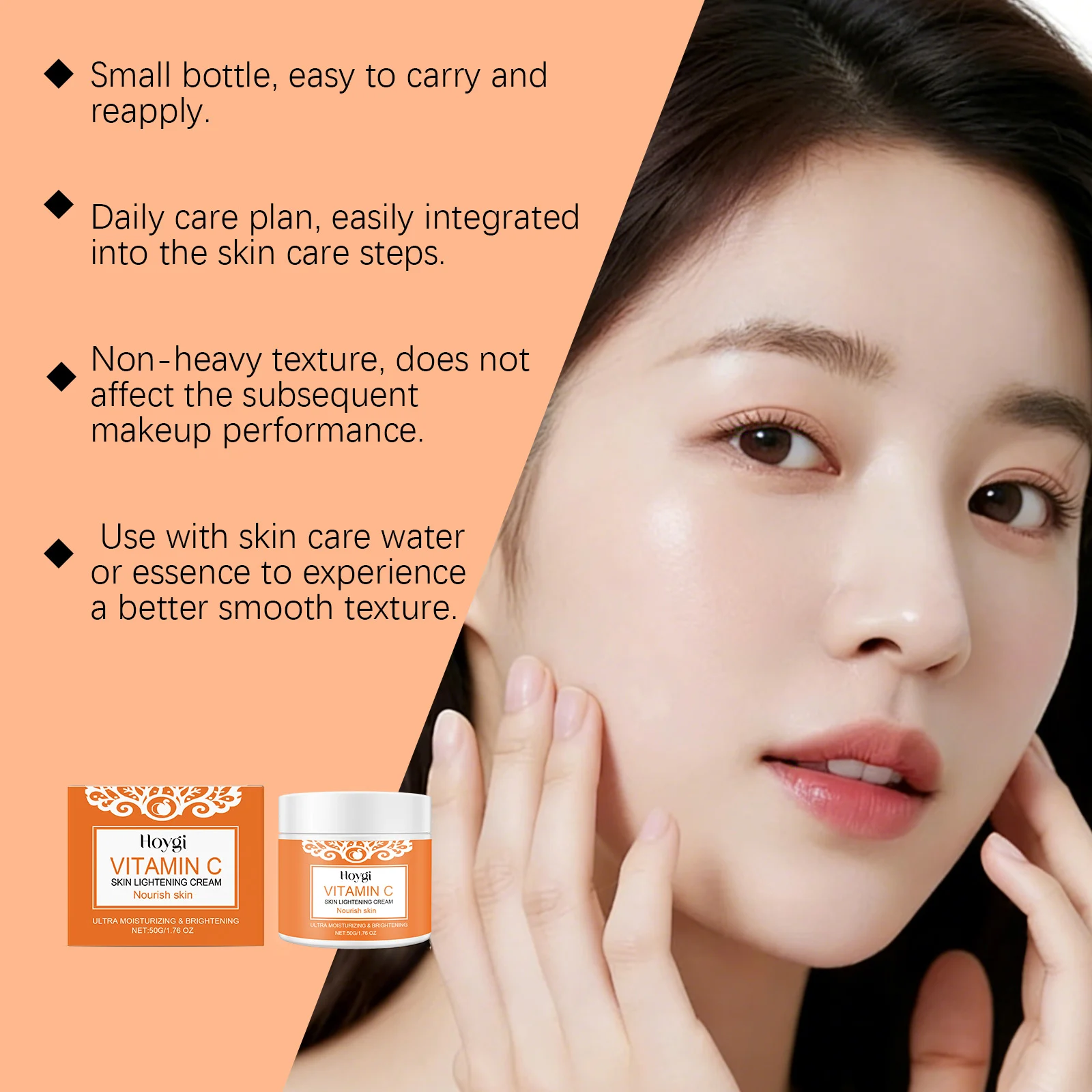 Vitamin C Skin Brightening Cream 50g Lightweight Moisturizing Face Cream for Daily Hydration & Radiance 7 vitamin c skin brightening cream 50g hoy 6mtb95dg desc 7