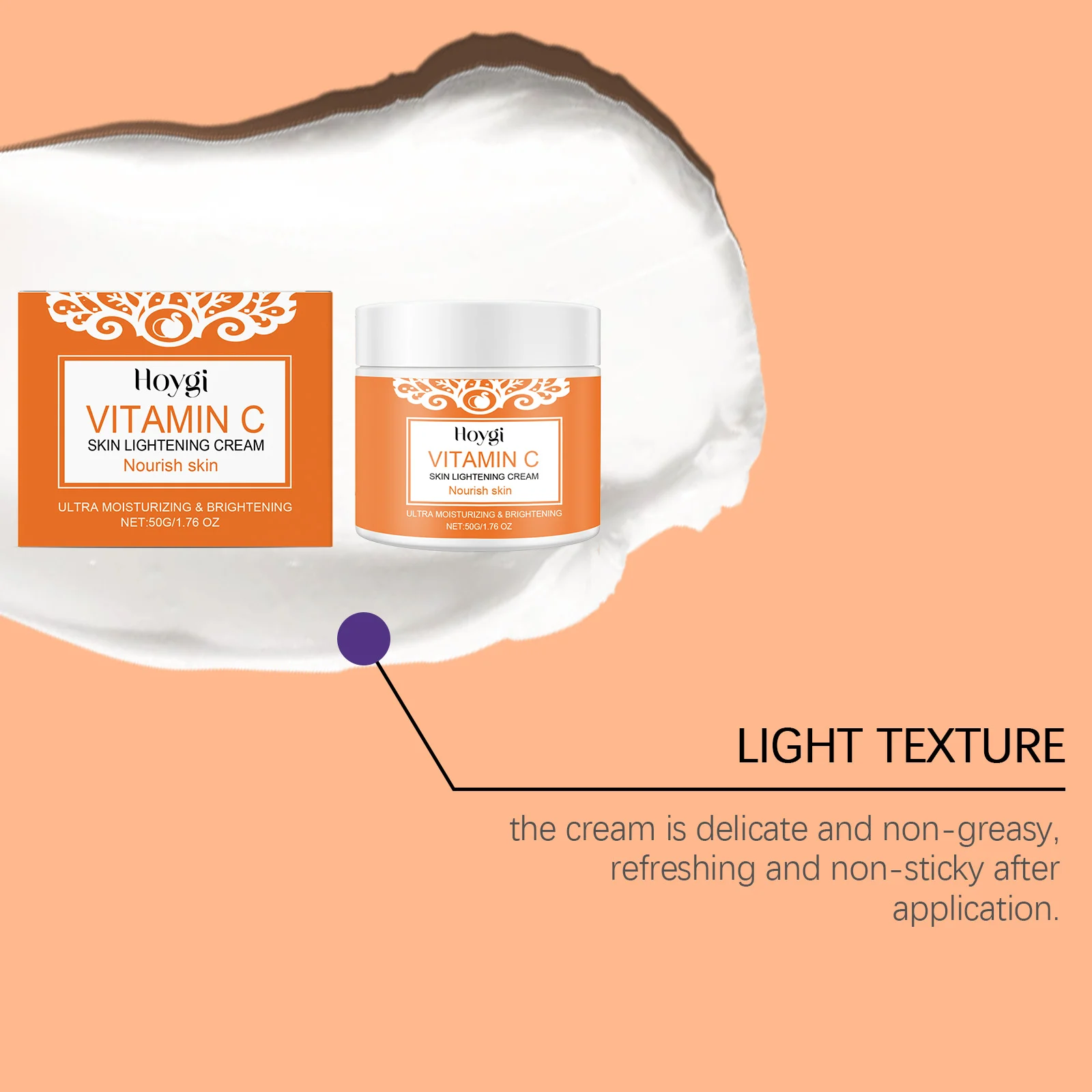 Vitamin C Skin Brightening Cream 50g Lightweight Moisturizing Face Cream for Daily Hydration & Radiance 8 vitamin c skin brightening cream 50g hoy 6mtb95dg desc 8