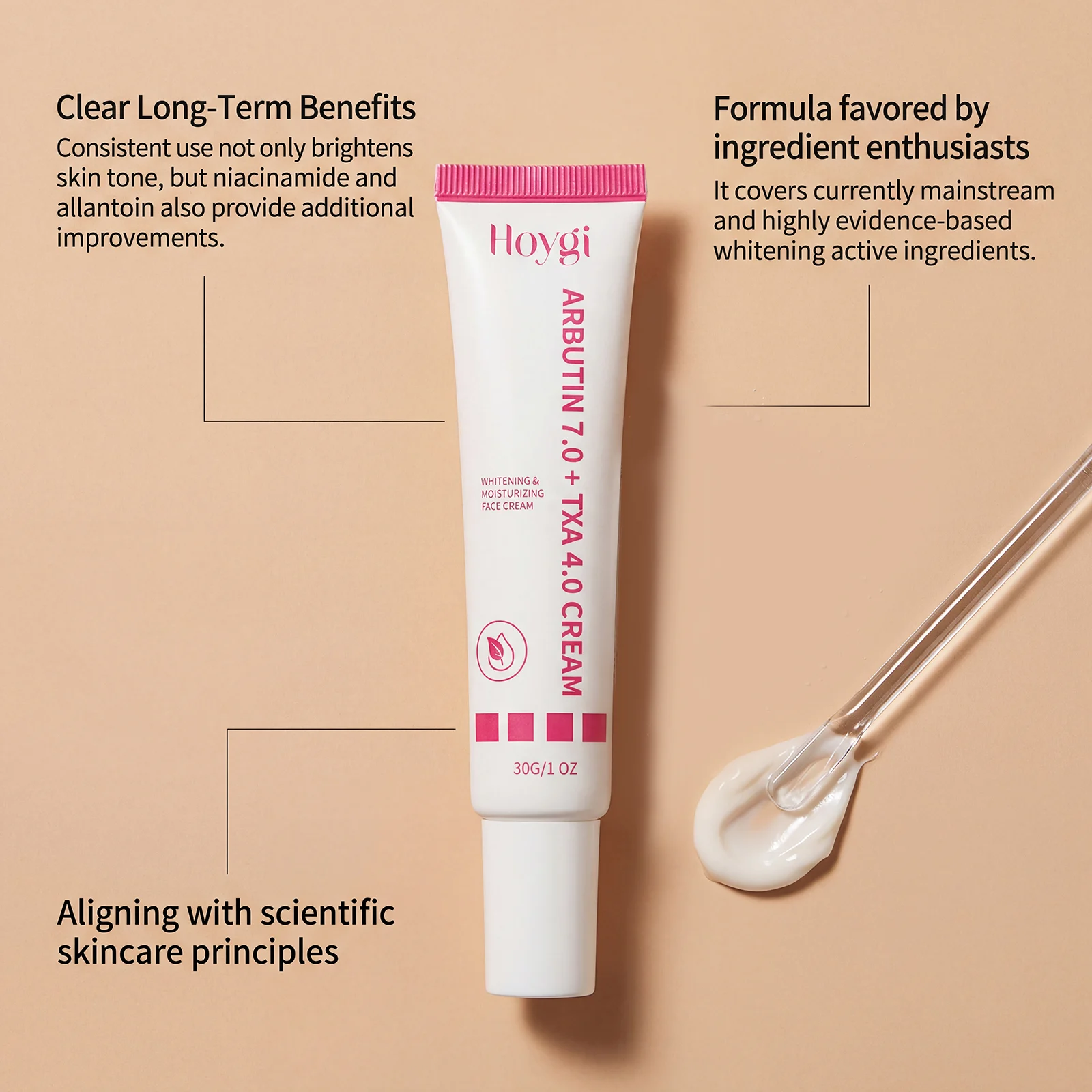 Whitening Moisturizing Face Cream with Arbutin & Tranexamic Acid 30g 8 whitening moisturizing face cream 30g hoy apd52n8k desc 8
